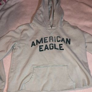 Cropped American eagle hoodie